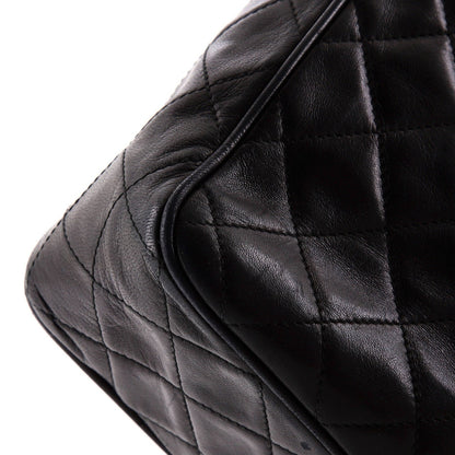 Large Chanel Vintage Camera Tassel Bag Quilted Leather