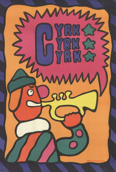 Jan Mtodozeniec Cyrk Clown With Trumpet 