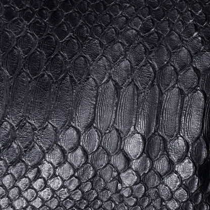 Saint Laurent Classic Monogram College Bag Python Embossed Leather Medium