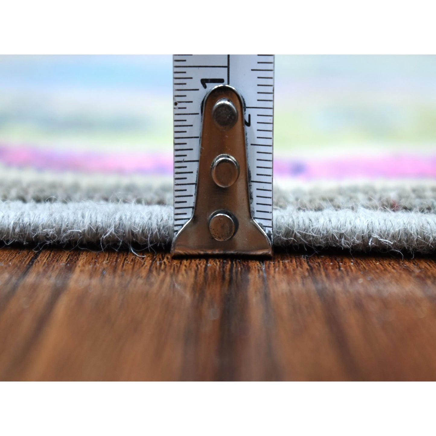 3'2"X4'9" Colorful Fusion Kazak Organic Wool Hand Knotted Oriental Rug