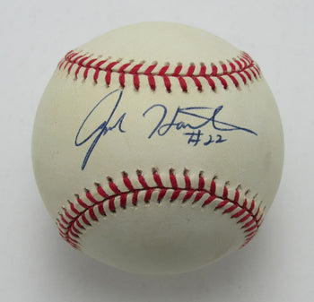 Joe Hatten Autographed Rawlings Oml Baseball Brooklyn Dodgers