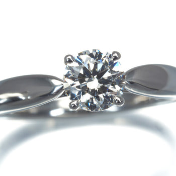 Tiffany&Co. Ring Harmony Solitaire Diamond 0.57Ct E Vs1 3Ex Us5.75-6 Pt950