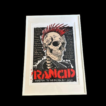 RANCID Silkscreen Poster Autographed by the members