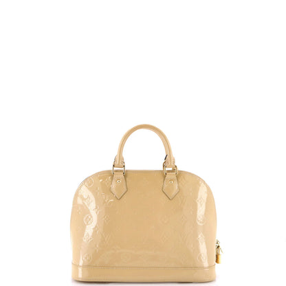 Louis Vuitton Alma Handbag Monogram Vernis Pm