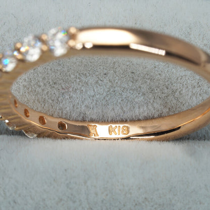 Vendome Ring Diamond 0.30Ct Us5 18K 750 Rose Gold