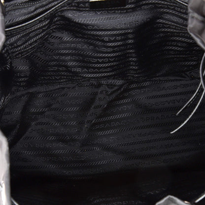 Prada New Vela Backpack Tessuto With Studded Leather