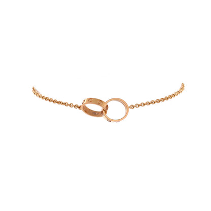 Cartier Love Interlocking Bracelet 18K Rose Gold
