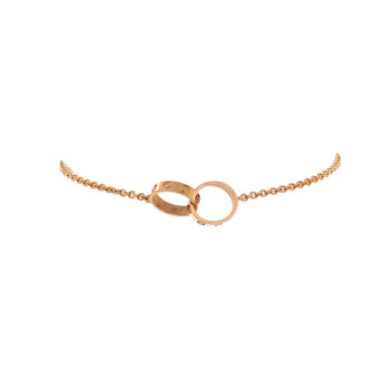 Cartier Love Interlocking Bracelet 18K Rose Gold