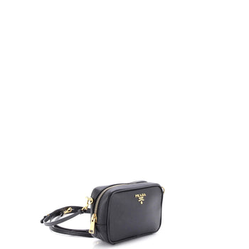 Prada Zip Crossbody Bag Saffiano Leather Mini