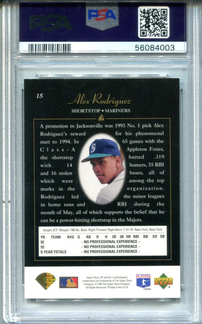 Alex Rodriguez 1994 Sp Foil Alex Rodriguez #15 Psa Nm-Mt 8 Card