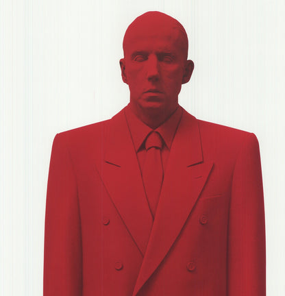 Katharina Fritsch Red Man " Poster Modern