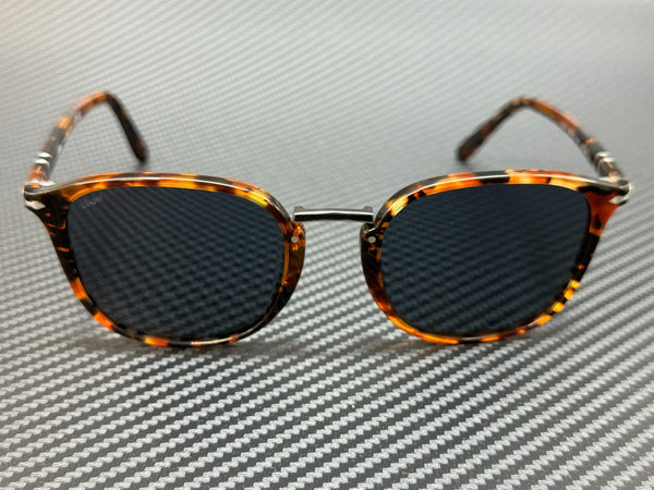 PERSOL PO3186S 1081R5 Dark Brown Square Men's 53 mm Sunglasses