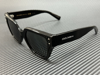 DOLCE & GABBANA DG4471 501 87 Black Grey Women's