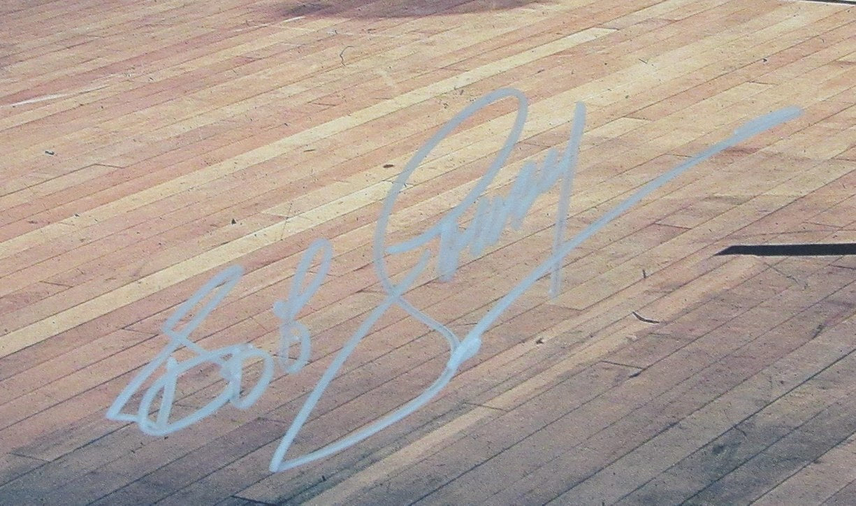 Bob Cousy Hof Autographed 11X14 Photo Boston Celtics Framed Beckett