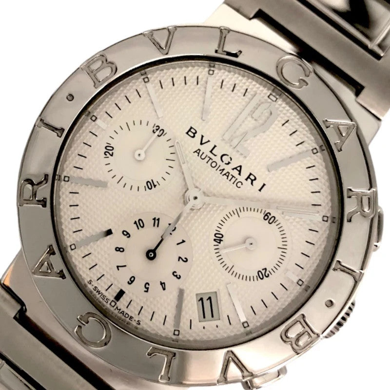 Bvlgari Bvlgari-Bvlgari Chronograph Bb38Ssch (Bb38Wssdch) White