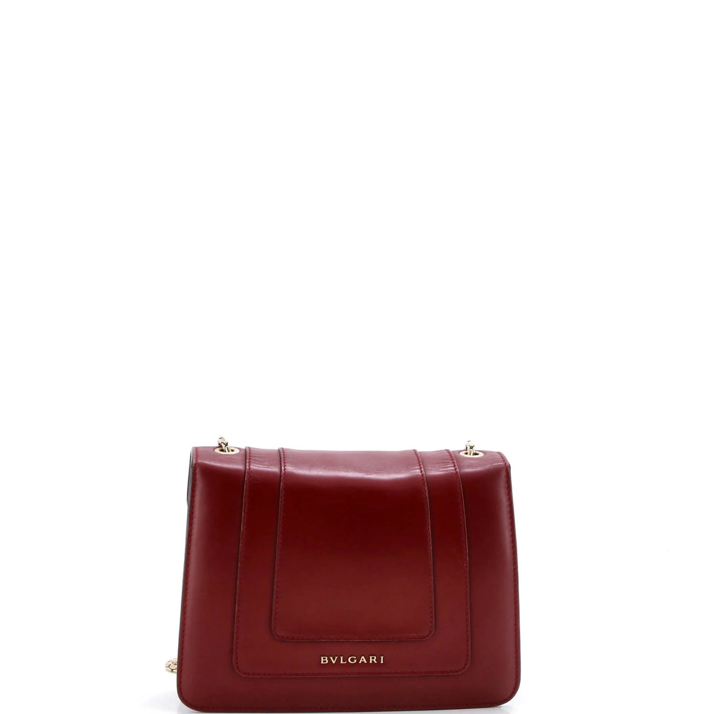 Bvlgari Serpenti Forever Square Shoulder Bag Leather Small