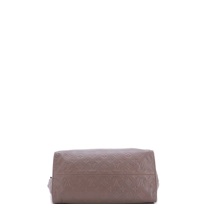 Louis Vuitton Lumineuse Handbag Monogram Empreinte Leather Pm