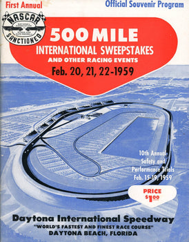 First Annual Daytona 500 Original Program