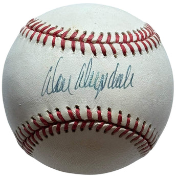 Don Drysdale Autographed Official National League Baseball (Jsa)