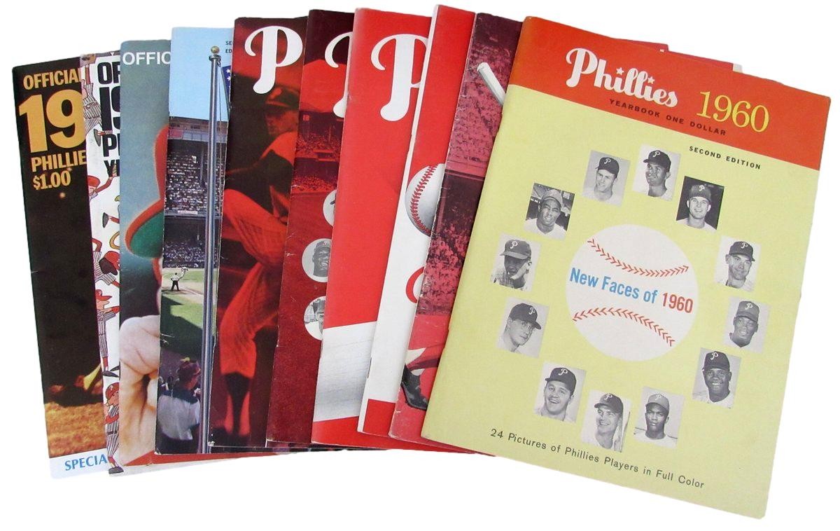 Phillies Yearbooks 1949-2014 66 Lot of Philadelphia