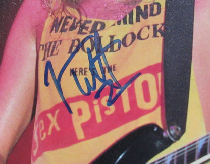 Joe Elliot Autographed Magazine 8X10 Photo Def Leppard Jsa