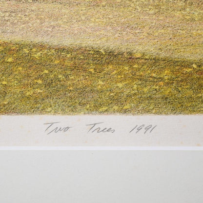 Harold Altman "Two Trees" Original Lithograph