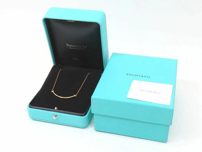 Tiffany & Co. 60011678 T Smile Small Necklace K18Rg