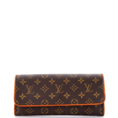Louis Vuitton Twin Handbag Monogram Canvas Gm