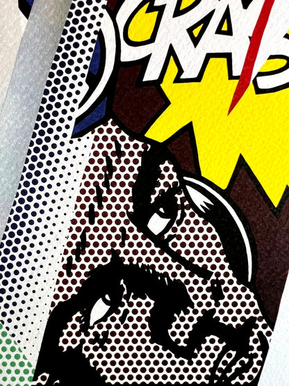 Roy Lichtenstein Lithograph Coa Signed Numbered ''Crash''