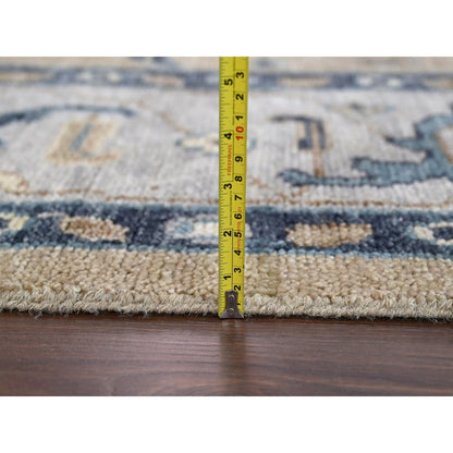 12'X14'9" Blue Bookshaish Design Wool Hand Knotted Oversize Oriental Rug