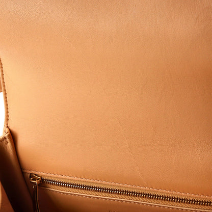 Bottega Veneta Clip Flap Bag Leather