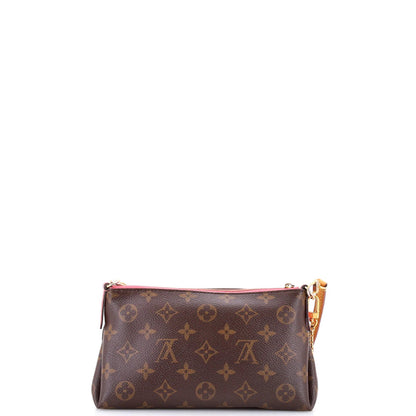 Louis Vuitton Pallas Clutch Monogram Canvas With Leather