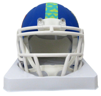 193553 Lane Johnson Signed/ Autographed Super Bowl 59 Mini Helmet Eagles PSA/ DNA