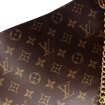 Louis Vuitton Surene Handbag Monogram Canvas With Leather Mm