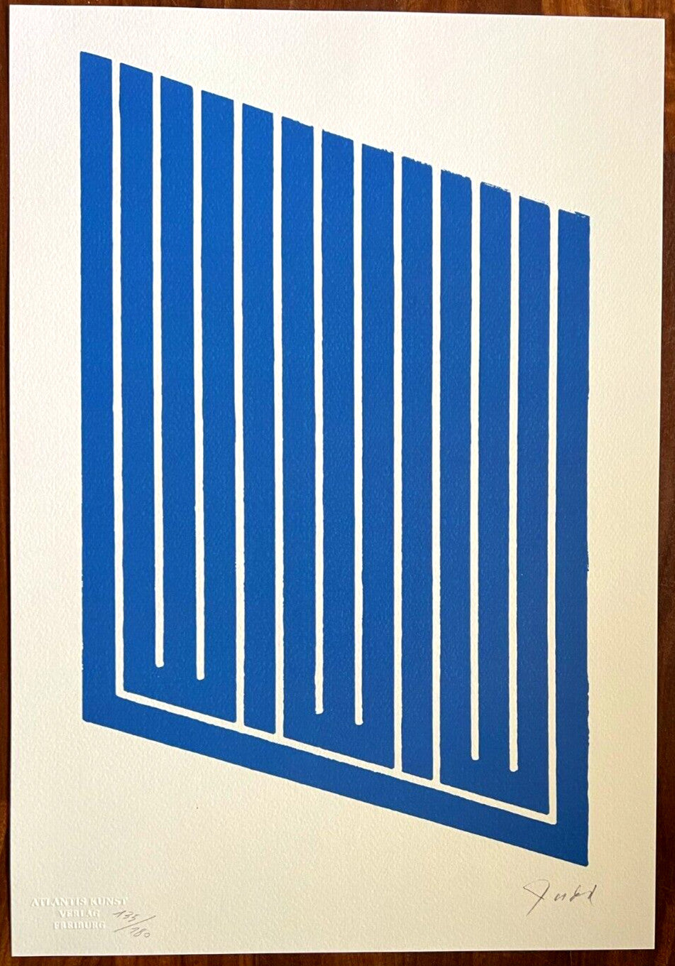 Donald Judd Lithograph