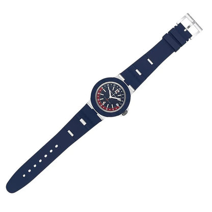 Bvlgari Aluminium Gmt Bb40Atgmt Blue Aluminium/Rubber Strap