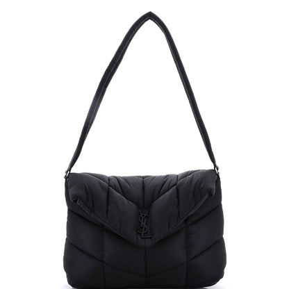 Saint Laurent Loulou Puffer Messenger Bag Quilted Econyl