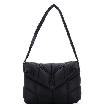 Saint Laurent Loulou Puffer Messenger Bag Quilted Econyl