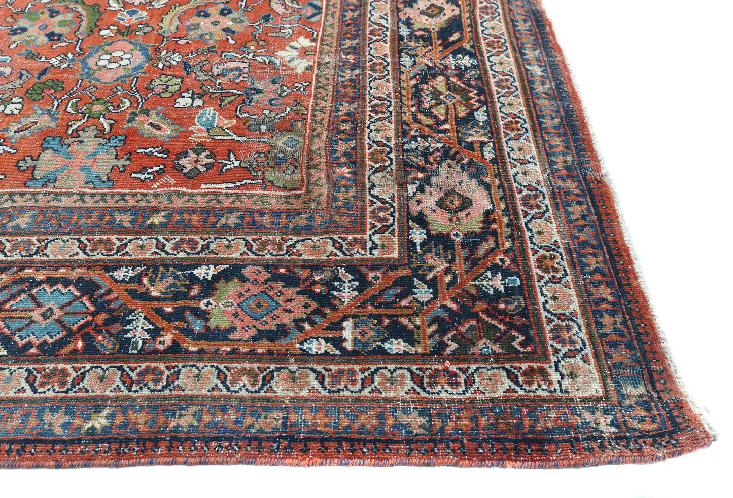 Antique Oversized Floral Vintage Style Oriental