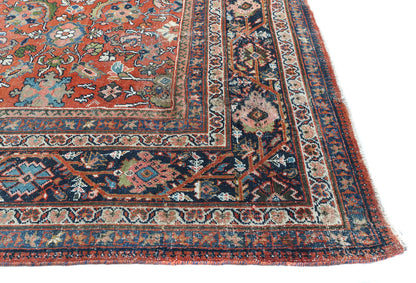 Antique Oversized Floral Vintage Style Oriental