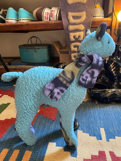Patagonia Guanago Plush Toy 28cm x 30cm Super Rare Blue