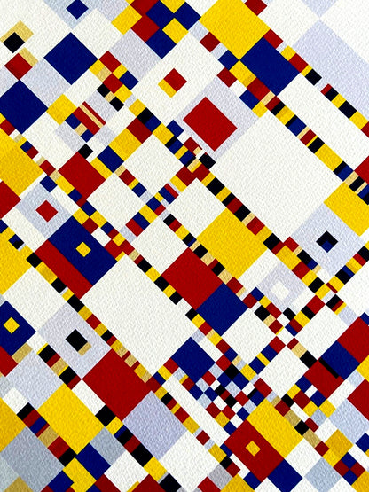 Piet Mondrian Lithograph Coa Signed Op Numbered