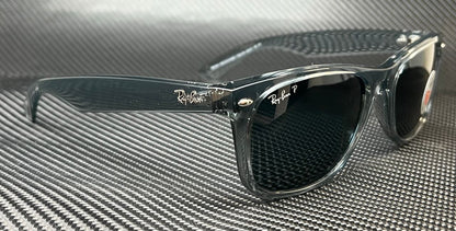 RAY BAN RB2132 64503R Wayfarer Transparent Grey Polarized 58 mm Sunglasses
