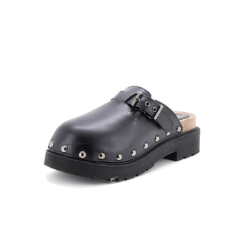 Dior Women's Diorquake Buckle Clogs in Leather