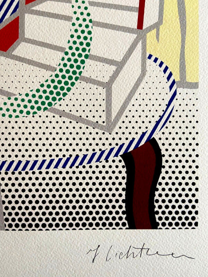 Roy; Lichtenstein Lithograph Coa Numbered A Hand Signed Limited
