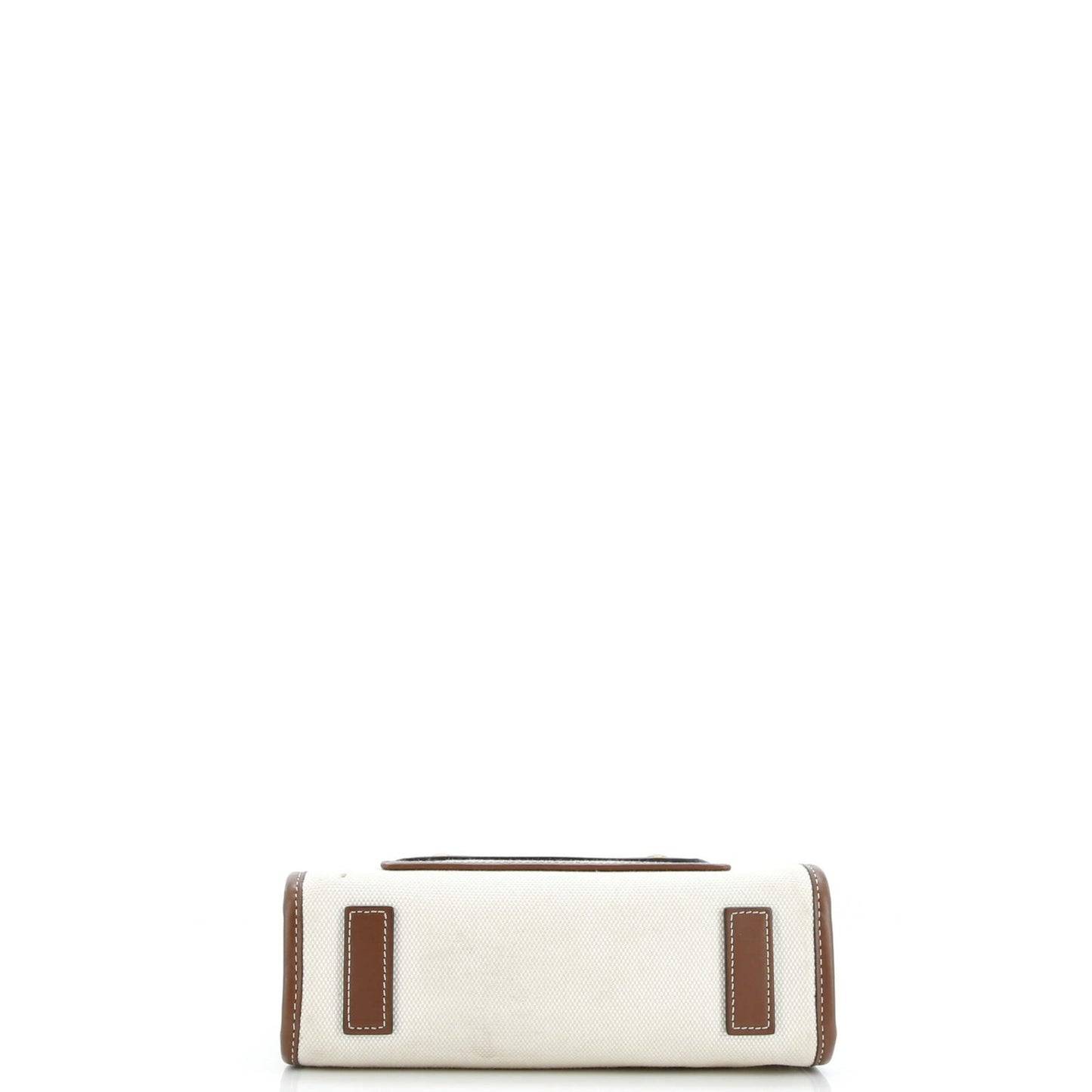 Burberry Freya Shopping Tote Canvas With Leather Mini