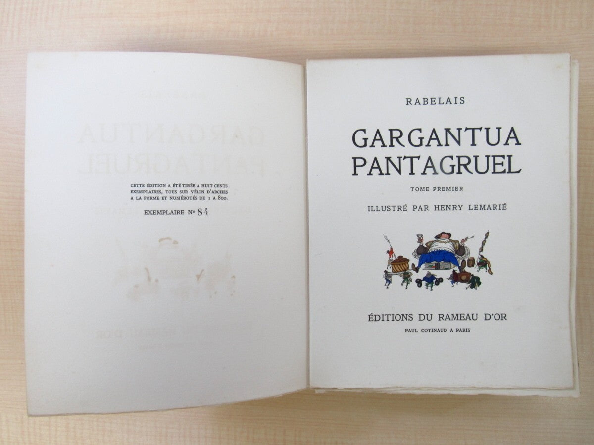 Rabelais ?Gargantua Pantagruel? Illustrated By