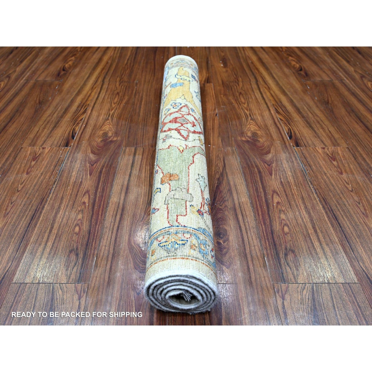 3'1"X5' Gray Aryana Natural Dyes Pure Wool Hand Knotted Oriental Rug