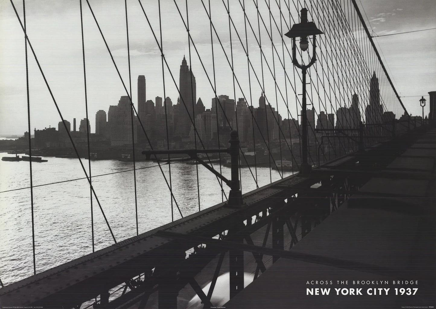 Artist Unknown Across The Brooklyn Bridge, " Offset Lithograph 20