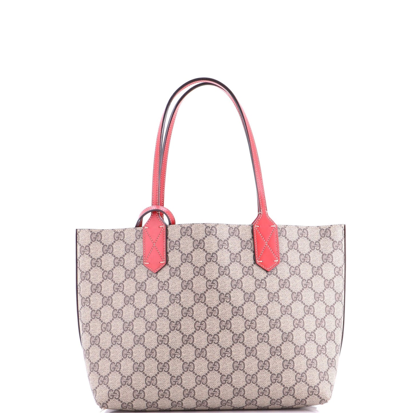 Gucci Reversible Tote Gg Print Leather Small